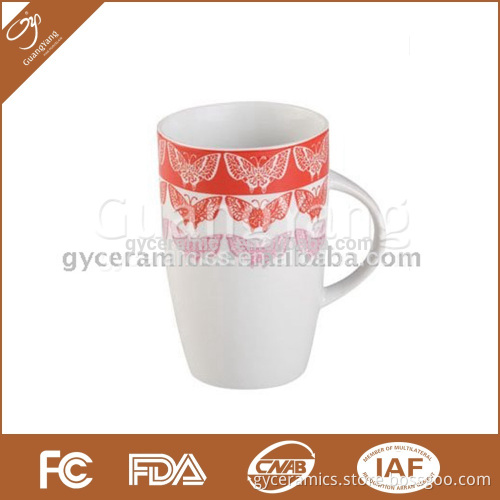 12oz coffee mug with fine porcelain